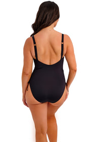 Fantasie "Merissa" Black Non Wired Plunge Swimsuit