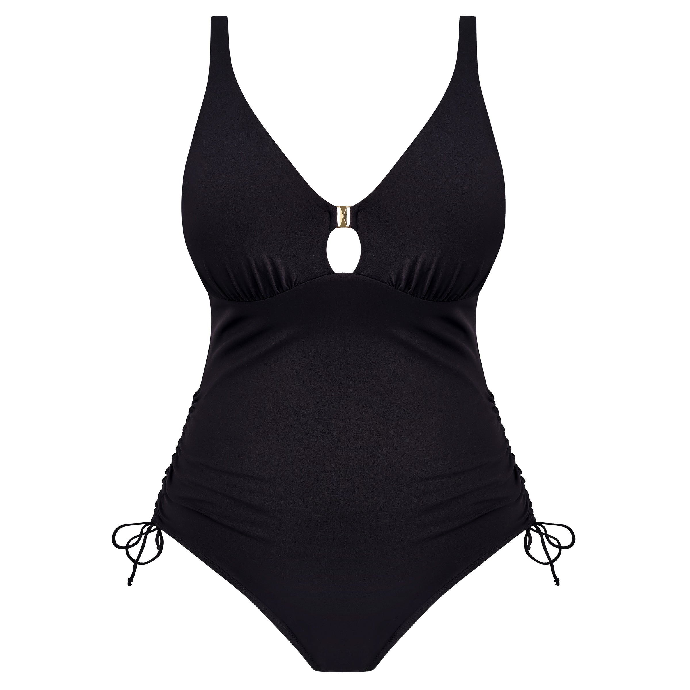 Fantasie "Merissa" Black Non Wired Plunge Swimsuit