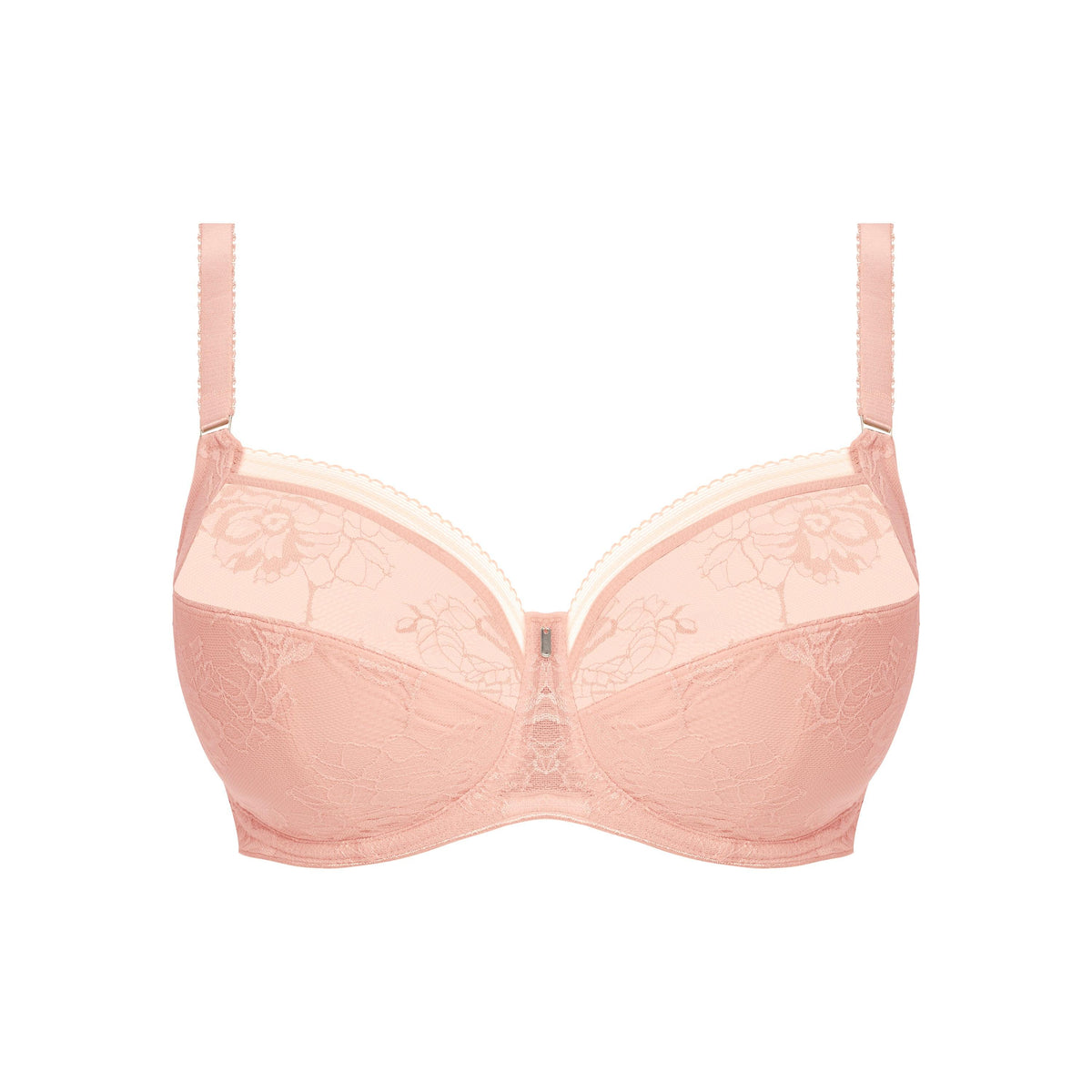 Fantasie "Fusion Lace" Blush UW Side Support Bra (D-HH) - Lion's Lair Boutique - 30, 32, 34, 36, 38, 40, BSS, continuity, D, DD, DEC 2023, E, F, Fantasie, FF, Fusion, G, GG, H, HH, lingerie - Fantasie