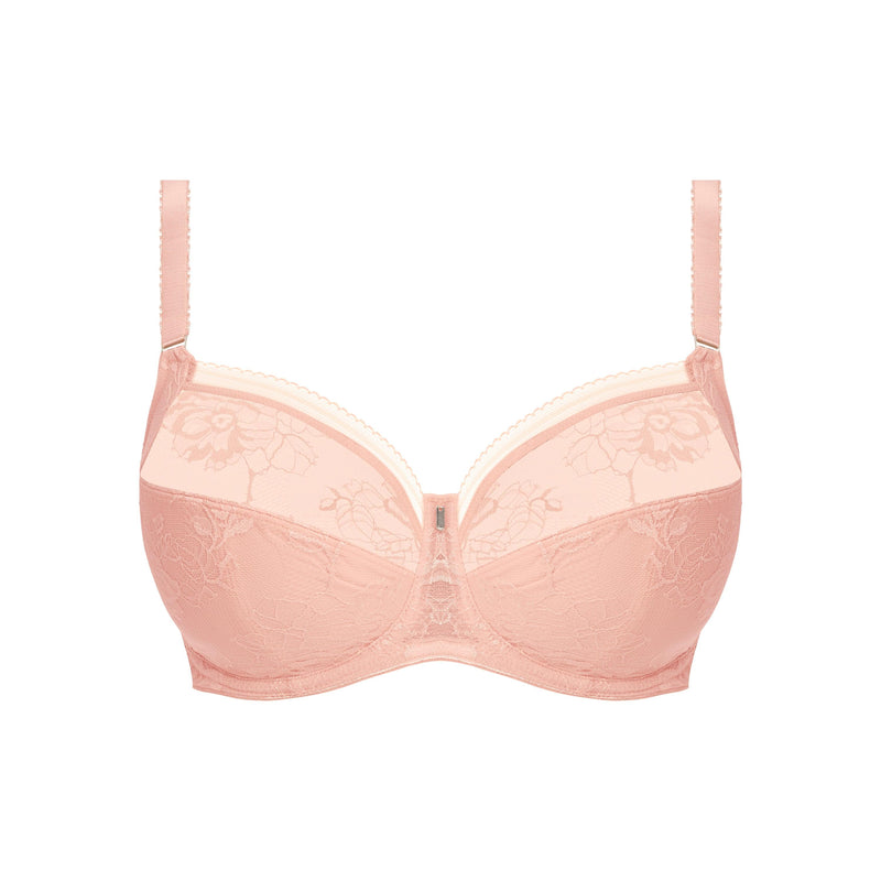 Fantasie "Fusion Lace" Blush UW Side Support Bra (D-HH) - Lion's Lair Boutique - 30, 32, 34, 36, 38, 40, BSS, continuity, D, DD, DEC 2023, E, F, Fantasie, FF, Fusion, G, GG, H, HH, lingerie - Fantasie