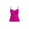 Fantasie "Beach Waves" Bright Fucshia UW Twist Front Tankini Top (D-H)