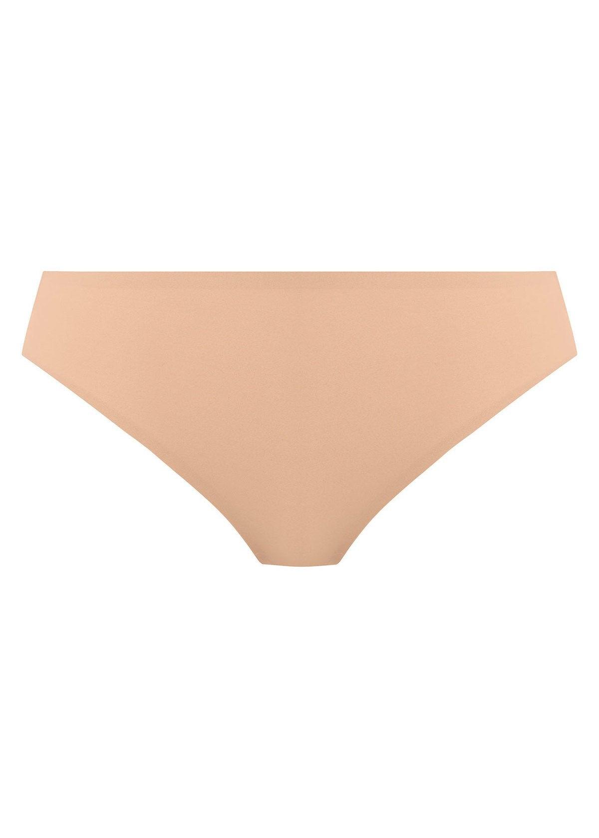 Fantasie "Smoothease" Natural Beige Invisible Stretch Thong - Lion's Lair Boutique - continuity, Fantasie, L, lingerie, M, S, THG, XL, XS - Fantasie