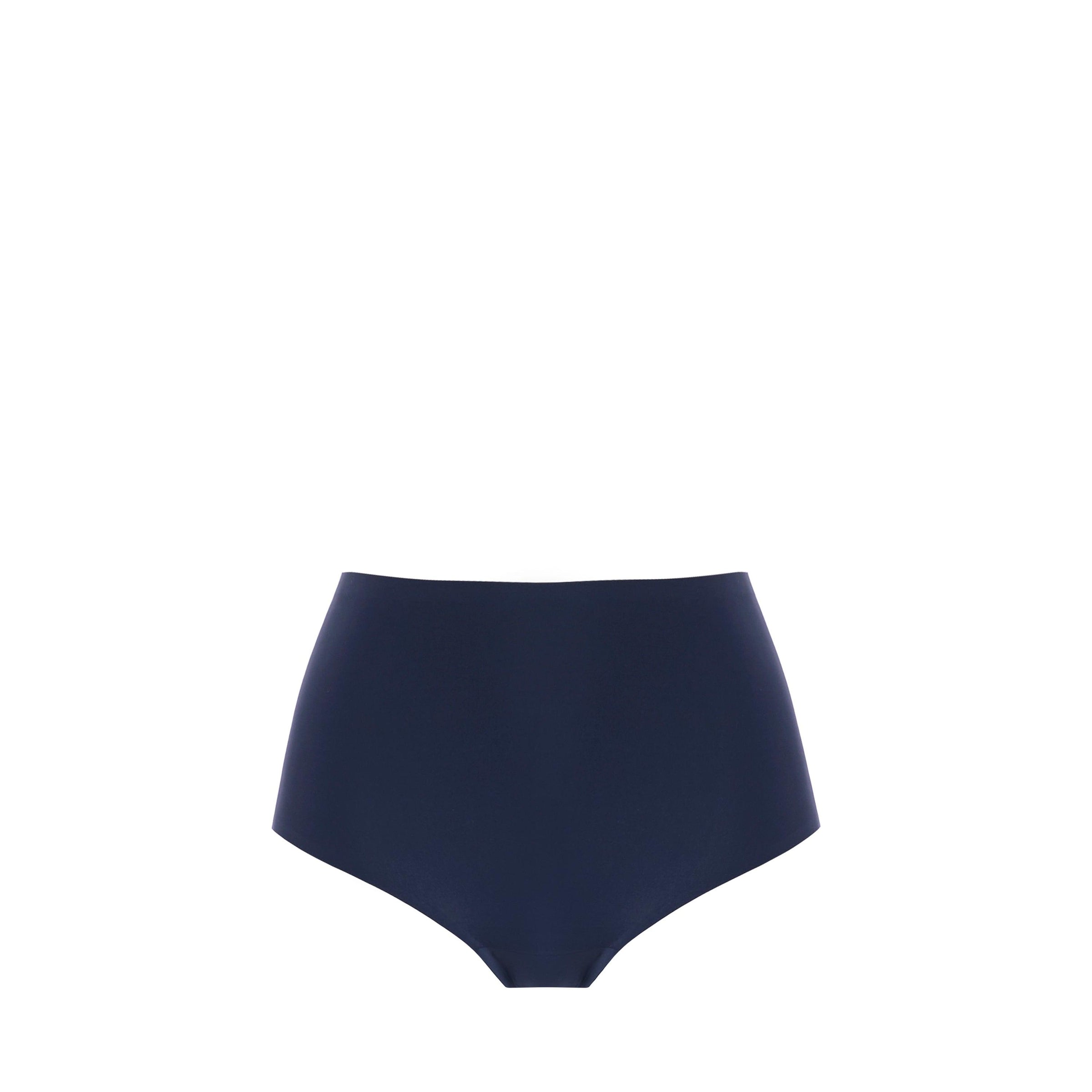 Fantasie "Smoothease" Navy Invisible Stretch Full Brief - Lion's Lair Boutique - 2X, continuity, Fantasie, HIW, L, lingerie, M, S, XL, XS - Fantasie