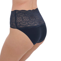 Fantasie "Lace Ease" Navy Invisible Stretch Full Brief - Lion's Lair Boutique - ALT, continuity, Fantasie, HIW, L, lingerie, M, S, XL, XS - Fantasie