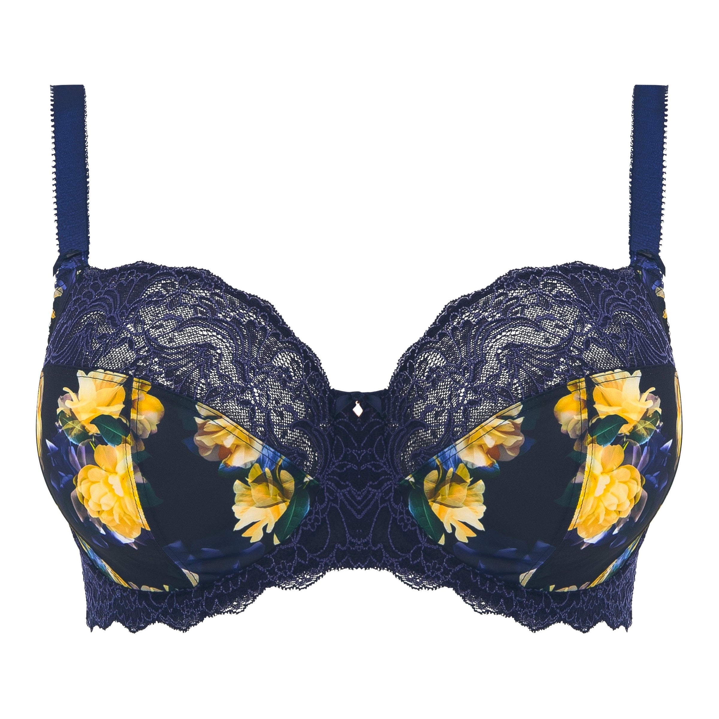 Fantasie "Lucia" Navy UW Side Support (E-H) - Lion's Lair Boutique - 32, 34, 36, 38, BSS, E, F, Fantasie, Fashion, FF, full cup, G, GG, H, JAN 2024, lingerie - Fantasie