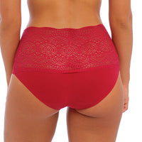 Fantasie "Lace Ease" Red Invisible Stretch Full Brief