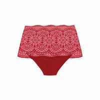Fantasie "Lace Ease" Red Invisible Stretch Full Brief