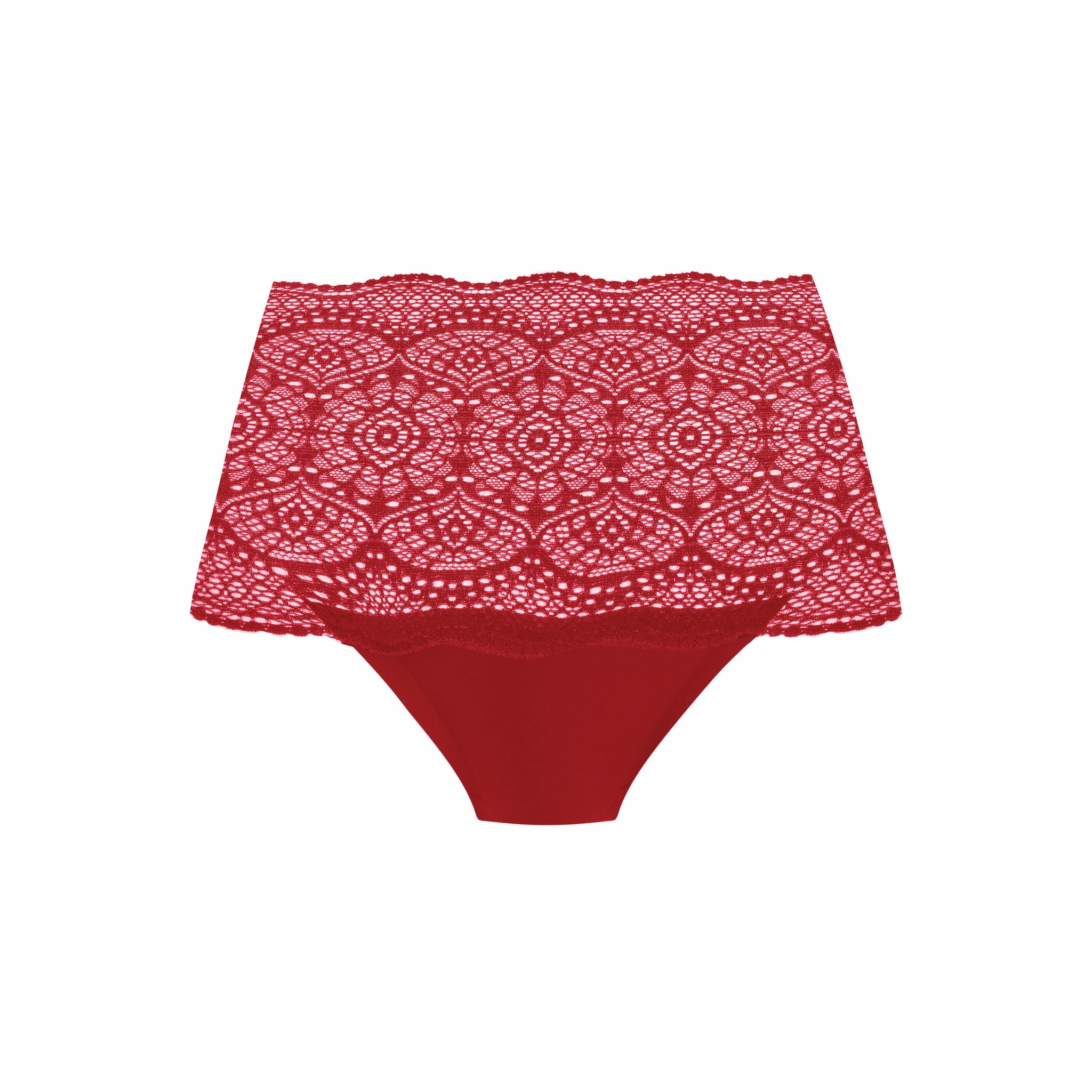 Fantasie "Lace Ease" Red Invisible Stretch Full Brief