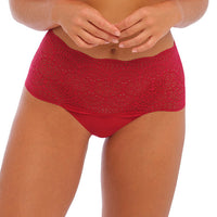 Fantasie "Lace Ease" Red Invisible Stretch Full Brief