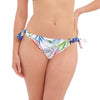 Fantasie "Santa Catalina" Tie Side Bikini Brief - Lion's Lair Boutique - Bottom, Fantasie, Fashion, L, M, Pattern, SALE, Swimwear, TSD, Warehouse, White - Fantasie