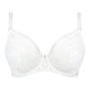 Fantasie "Fusion Lace" White UW Padded Plunge Bra (D-G)