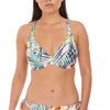 Fantasie "Playa Blanca" UW Plunge Bikini Top (D-J) - Lion's Lair Boutique - 30, 32, 34, 36, Bikini, D, Fantasie, Fashion, FF, G, GG, H, HH, J, Pattern, plunge, SALE, Top, UVX, White - Fantasie