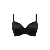 Freya "Offbeat" Black UW Moulded Demi T-Shirt Bra (C-HH)