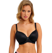 Freya "Offbeat" Black UW Moulded Demi T-Shirt Bra (C-HH)