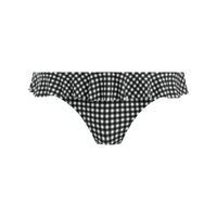 Freya "Check In" Monochrome Italini Bikini Brief - Lion's Lair Boutique - Black, Bottom, continuity, Freya, ITL, L, M, OCT 2023, Pattern, S, Swimwear, White, XL, XS - Freya