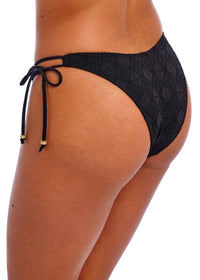 Freya "Nomad Nights" Black High Leg Bikini Brief - Lion's Lair Boutique - Black, continuity, FEB 2024, Freya, L, M, S, Solid, Swimwear, Tie Side, TSH, XL, XS - Freya