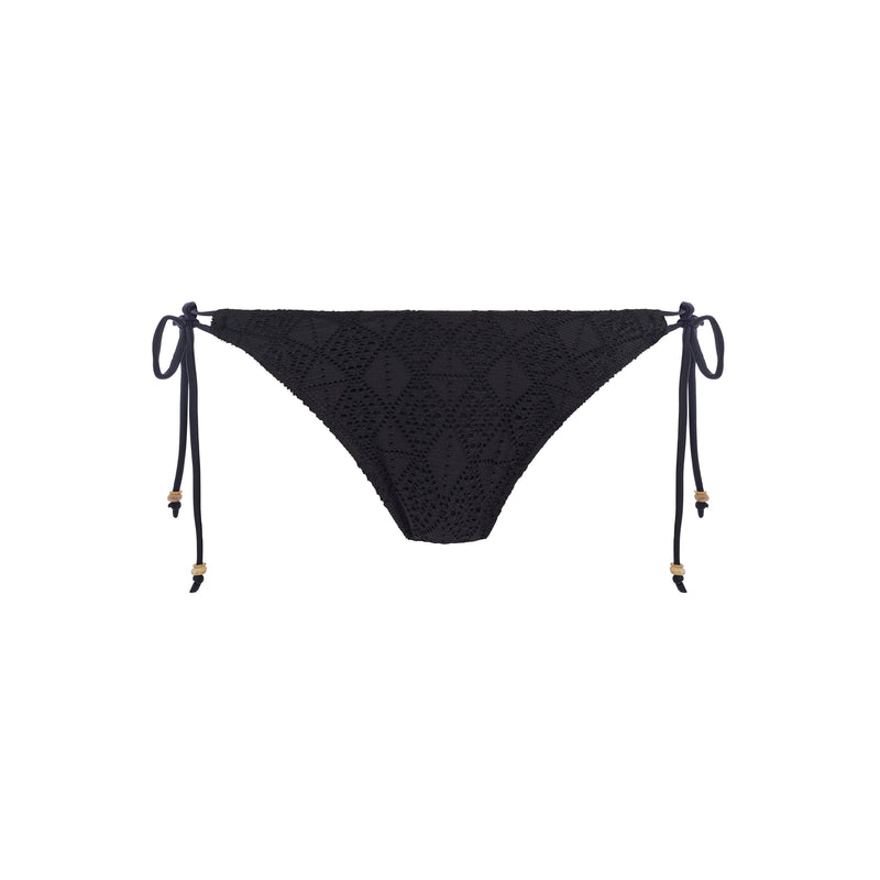 Freya "Nomad Nights" Black High Leg Bikini Brief - Lion's Lair Boutique - Black, continuity, FEB 2024, Freya, L, M, S, Solid, Swimwear, Tie Side, TSH, XL, XS - Freya