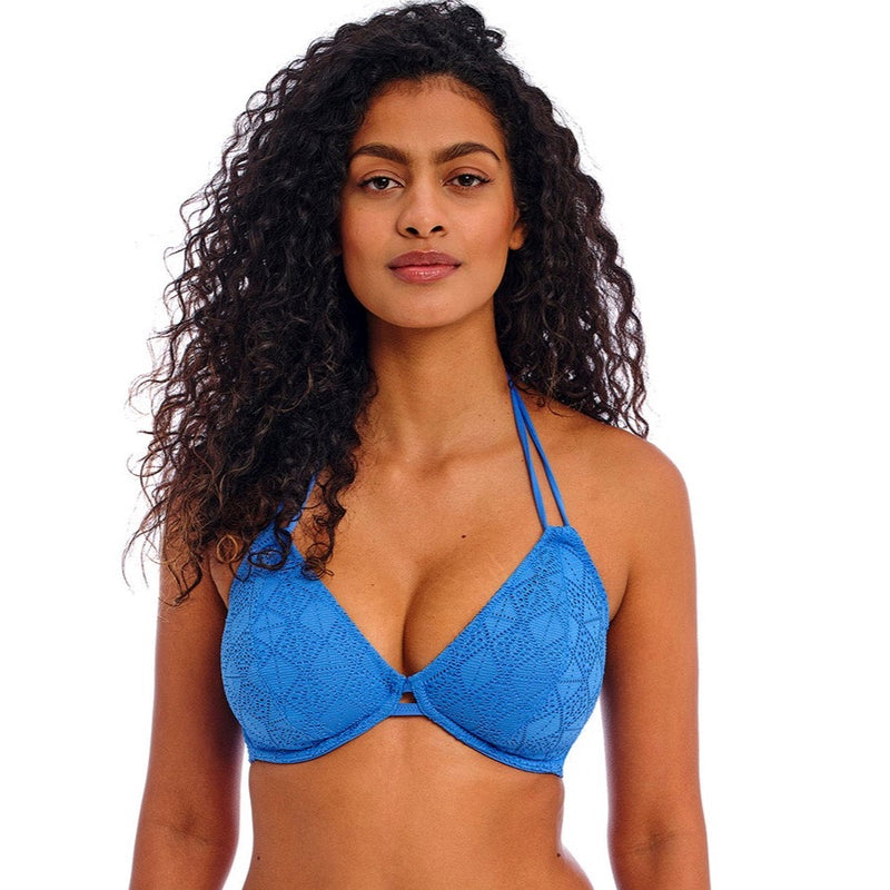 Freya "Nomad Nights" UW Atlantic Halter Bikini Tops (D-FF)