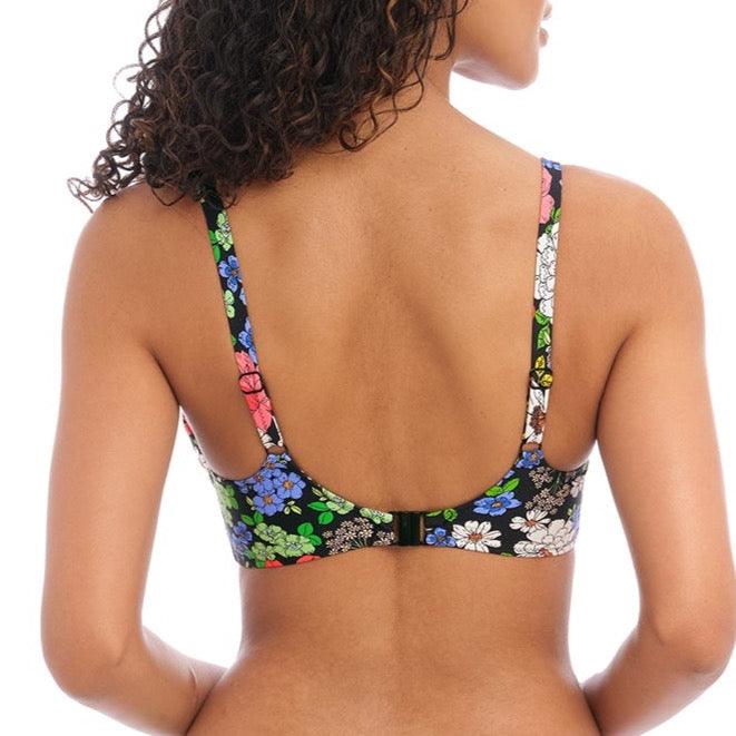 Freya "Floral Haze" UW Sweetheart Bikini Top (F-HH) - Lion's Lair Boutique - 30, 32, 34, Bikini, Black, F, Fashion, FF, Freya, G, GG, H, HH, Pattern, SALE, Swimwear, Top, UV, UWP, Warehouse - Freya