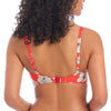 Freya "Hibiscus Beach" UW Plunge Bikini Top (E-FF) - Lion's Lair Boutique - 34, 38, Bikini, Black, E, Fashion, FF, Freya, Pattern, SALE, Swimwear, Top, UW, UWV, Warehouse, White - Freya
