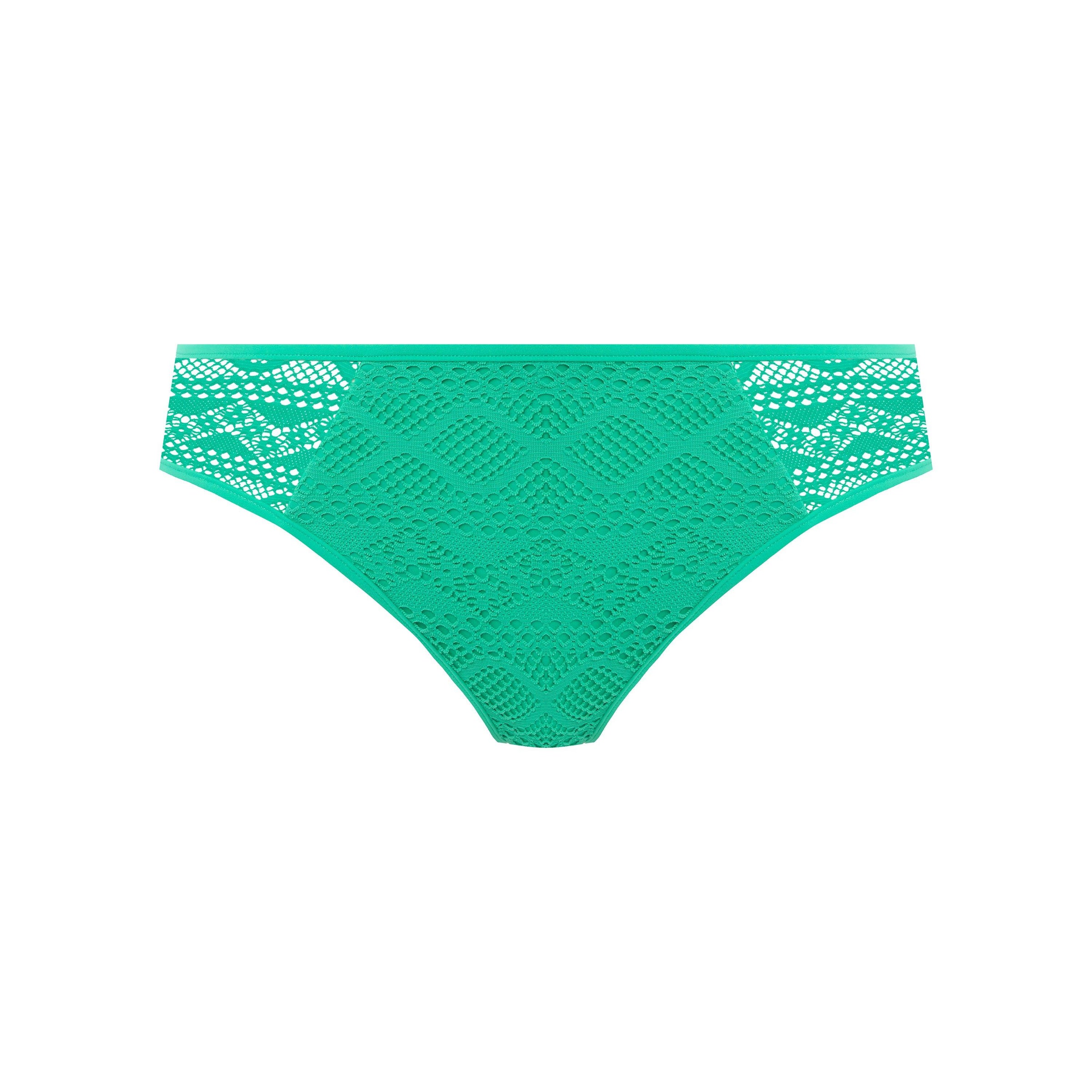 Freya "Sundance" Jade Bikini Brief - Lion's Lair Boutique - Bikini, Bottom, Classic, Fashion, Freya, HIP, L, M, Pattern, SALE, Sundance, Swimwear, Warehouse - Freya