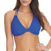 Freya "Sundance" Cobalt UW Bandless Halter Bikini Top (D-FF)