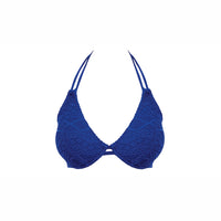 Freya "Sundance" Cobalt UW Bandless Halter Bikini Top (D-FF)