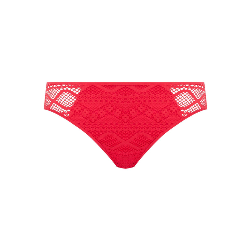 Freya "Sundance" Red Hipster Bikini Brief - Lion's Lair Boutique - ALT, Bottom, Fashion, Freya, HIP, L, M, S, SALE, Solid, Sundance, Swimwear, Warehouse, XL, XS - Freya