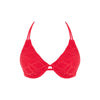 Freya "Sundance" Red UW Bandless Halter Bikini Top (D-FF)