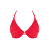 Freya "Sundance" Red UW Bandless Halter Bikini Top (D-FF) - Lion's Lair Boutique - 30, 32, 34, 36, 38, Bikini, D, DD, E, F, Fashion, FF, Freya, Halter, HLU, SALE, Solid, Sundance, Swimwear, Top, UW, Warehouse - Freya