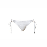 Freya "Sundance" White Tie Side Bikini Brief - Lion's Lair Boutique - ALT, continuity, Freya, L, M, S, SALE, Solid, Sundance, Swimwear, Tie Side, Warehouse, White, XL, XS - Freya