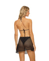 Guria Black Lattice Mini Skirt