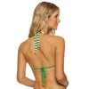 Guria Green Nautical Stripes 3-in-1 Chic Top