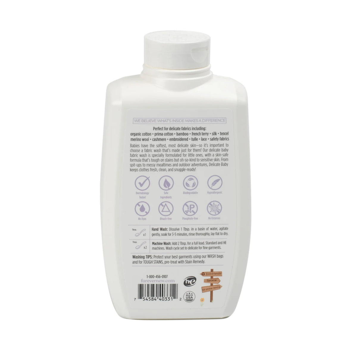 Forever New Liquid Baby Delicate Laundry Detergent 16OZ