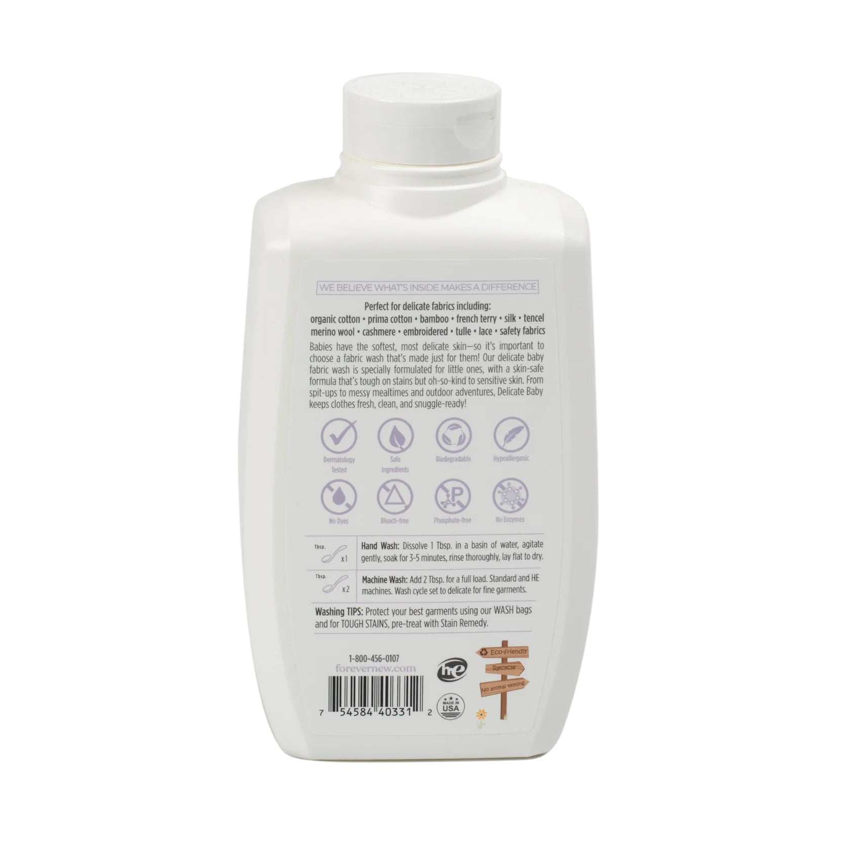 Forever New Liquid Baby Delicate Laundry Detergent 16OZ