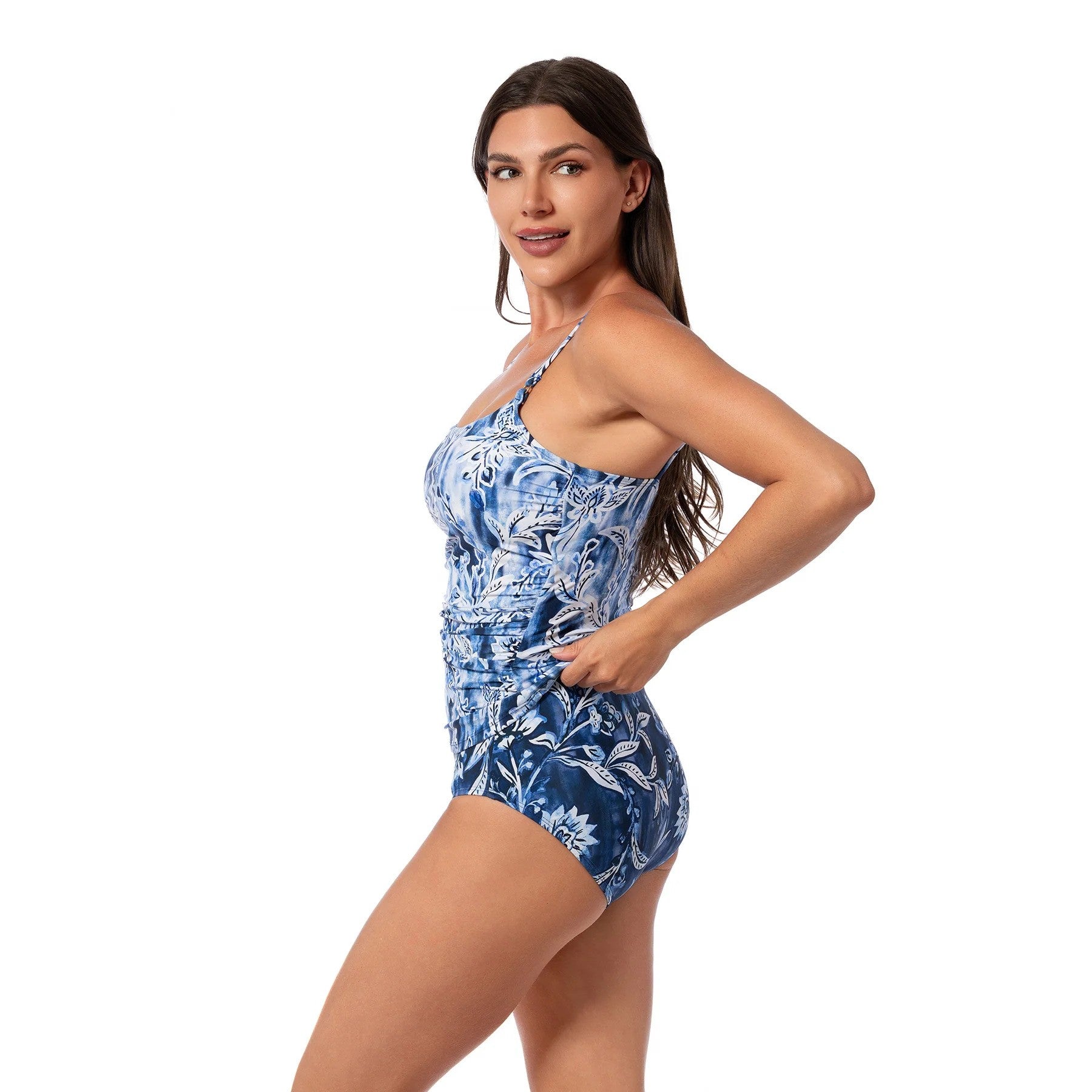オーシャン　A,T,N Jantzen “Ocean Mosaic” Eden Cami Tankini Top – Lion's Lair