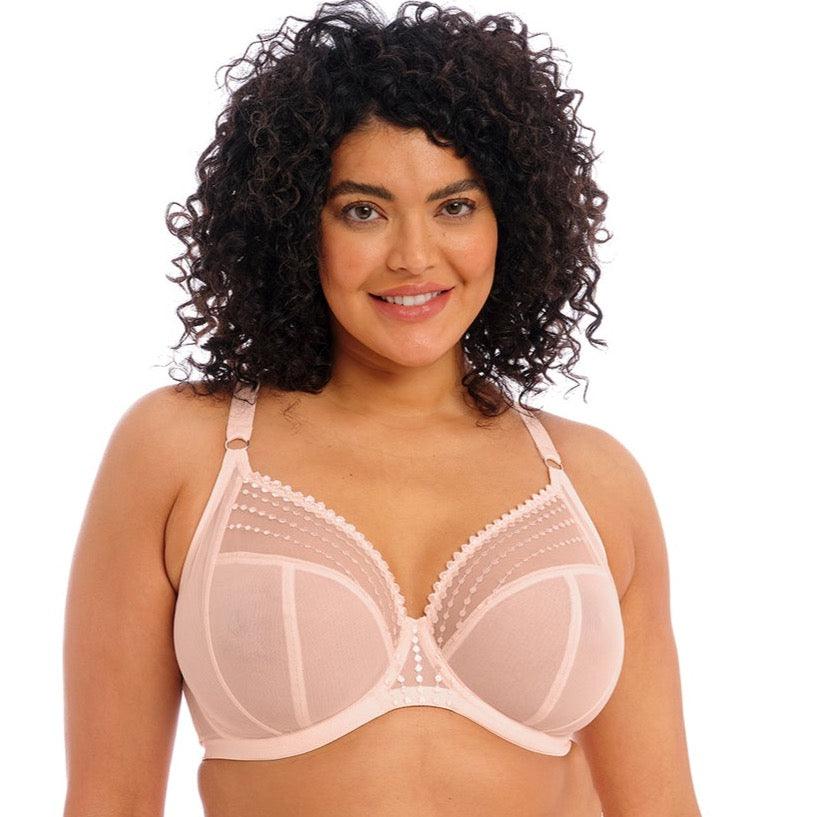 Elomi "Matilda" Pearl Blush UW Plunge Bra (DD-K) - Lion's Lair Boutique - 32, 34, 36, 38, 40, 42, 44, 46, BPX, continuity, DD, E, elomi, F, FF, G, GG, H, HH, J, JJ, K, lingerie, MATILDA, plunge - Elomi