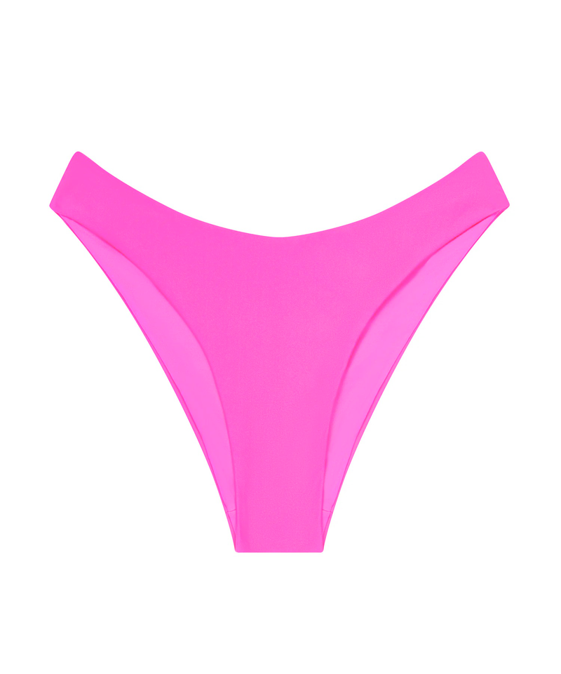 Miss Mandalay "Dune" Vivid Pink High Leg Bikini Brief