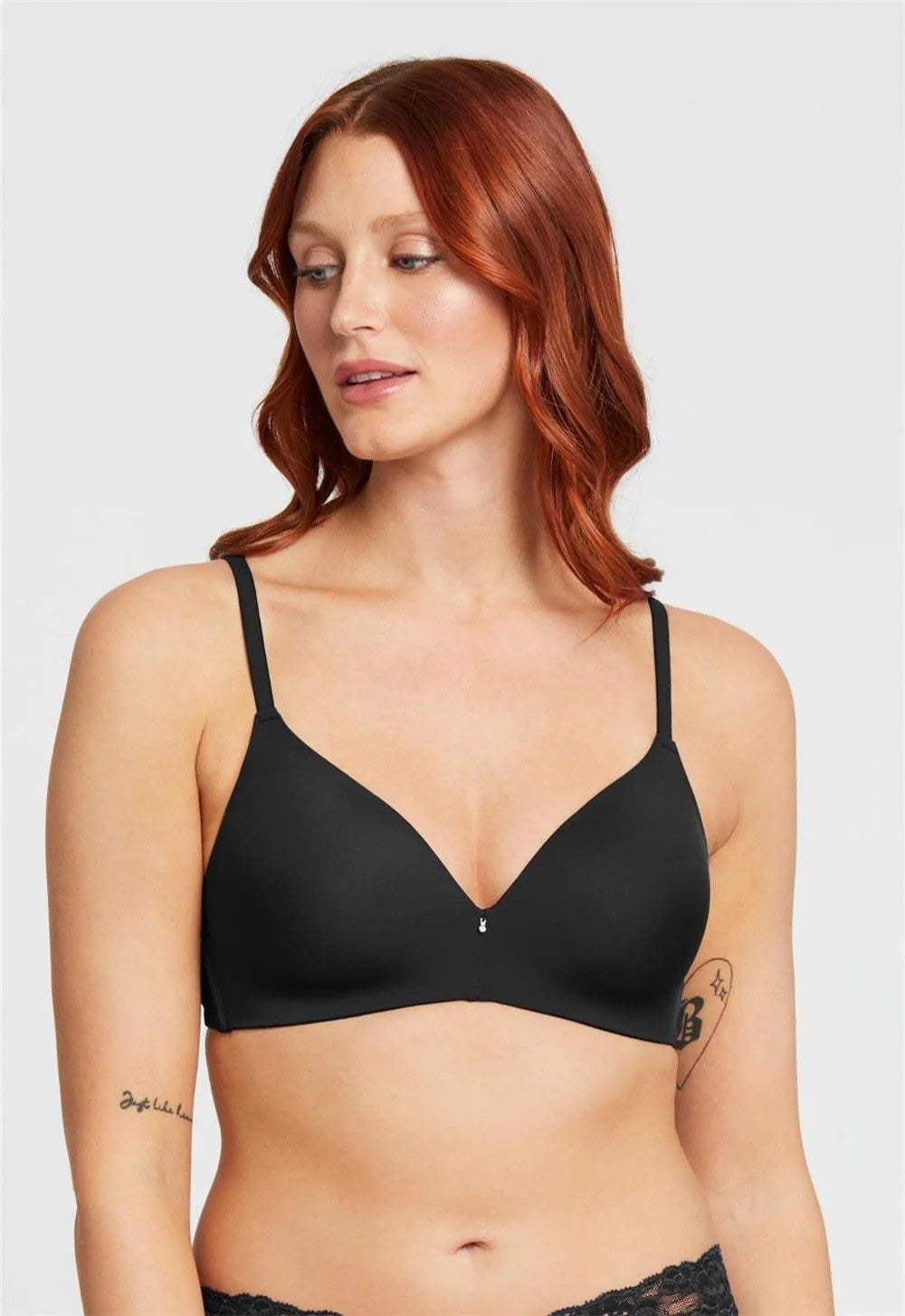 Montelle Black Wire-Free T-Shirt Bra (A-F)