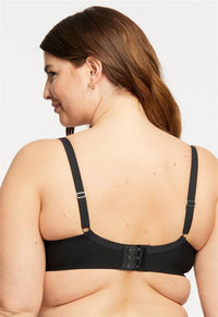 Montelle "Sublime" Black UW Spacer Bra (C-H)