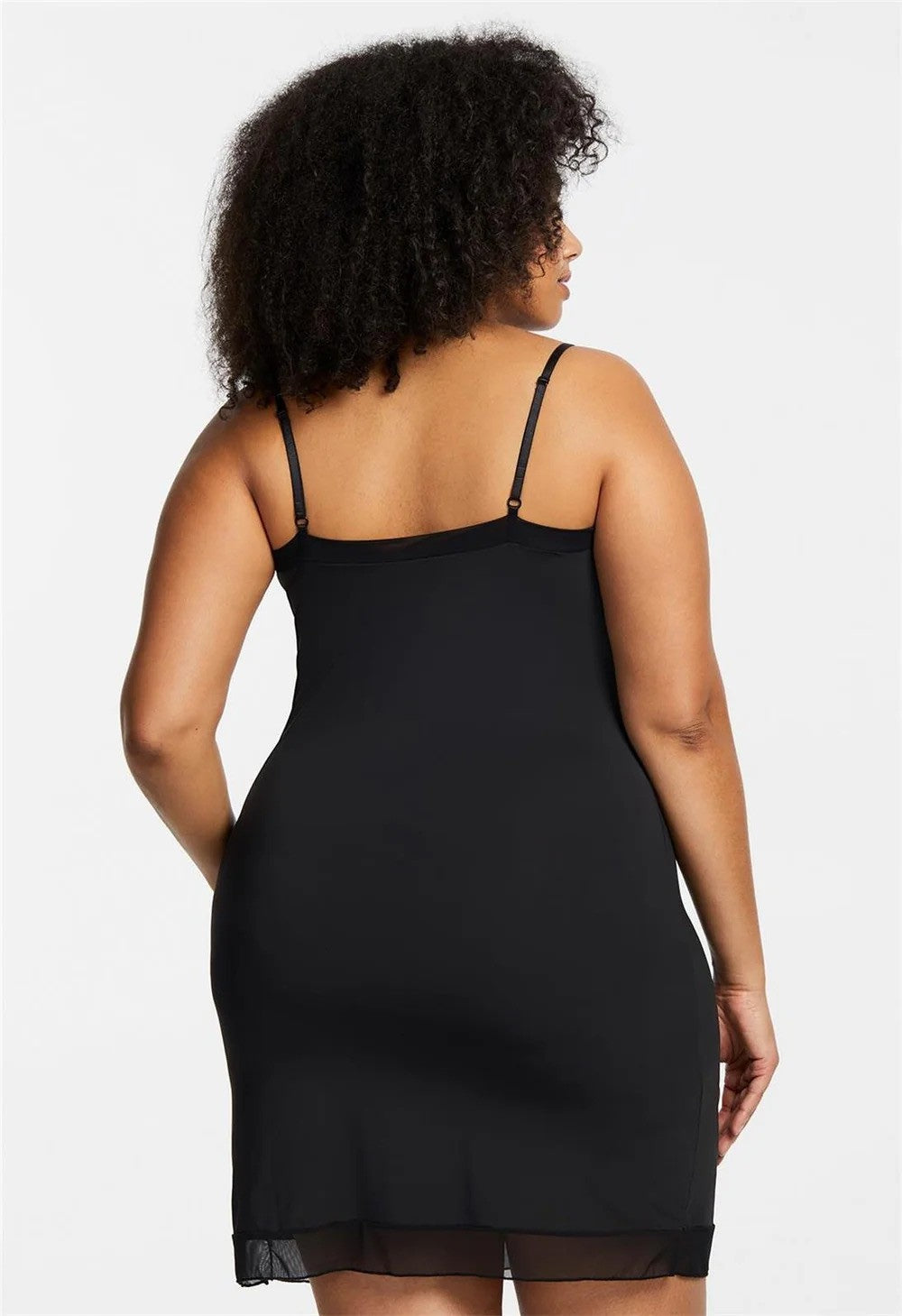 Montelle Black V-Neck Full Length Slip