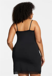 Montelle Black V-Neck Full Length Slip