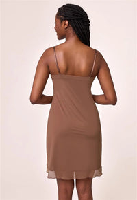Montelle Mocha V-Neck Full Length Slip