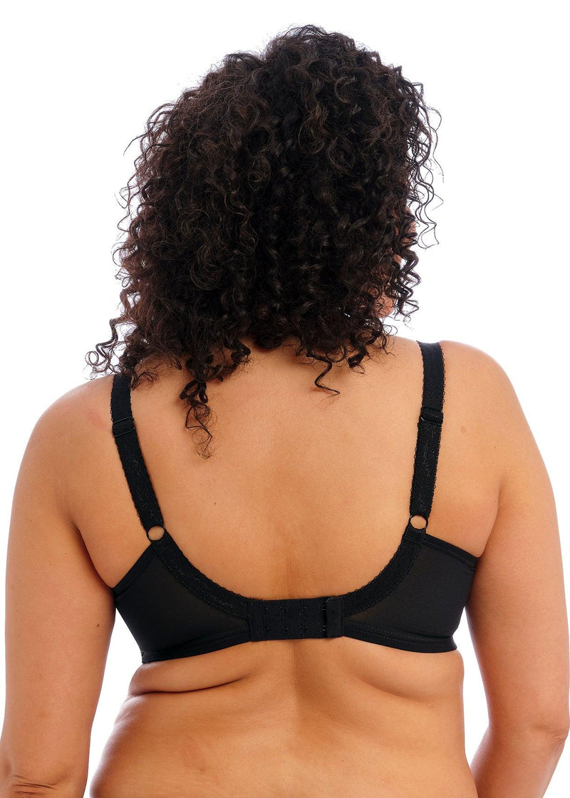 Elomi "Molly" Black UW Nursing Bra (F-KK) - Lion's Lair Boutique - 32, 34, 36, 38, 40, 42, 44, BBY, continuity, elomi, F, FF, G, GG, H, HH, J, JJ, K, lingerie, Nursing - Elomi