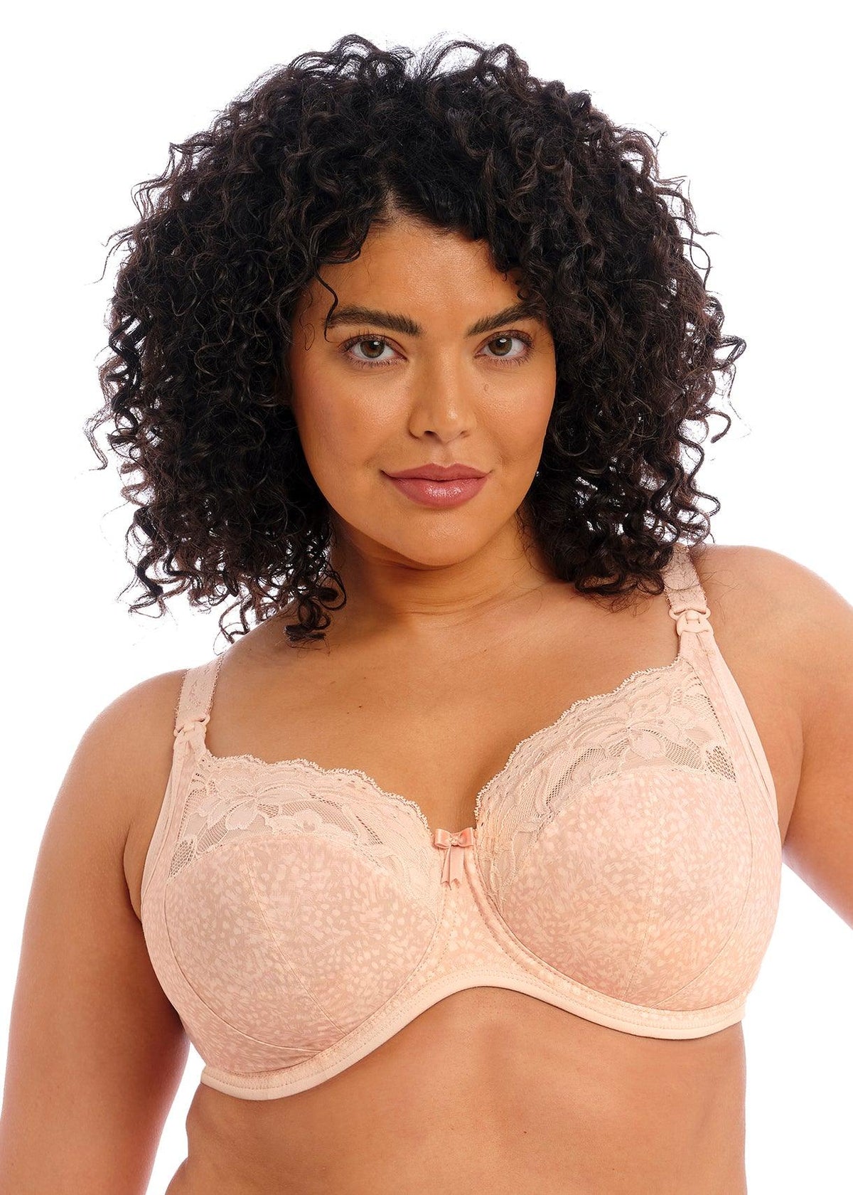 Elomi "Molly" Cameo Rose UW Nursing Bra (F-KK) - Lion's Lair Boutique - 32, 34, 36, 38, 40, 42, 44, BBY, continuity, elomi, F, FF, G, GG, H, HH, J, JJ, K, lingerie, Nursing - Elomi