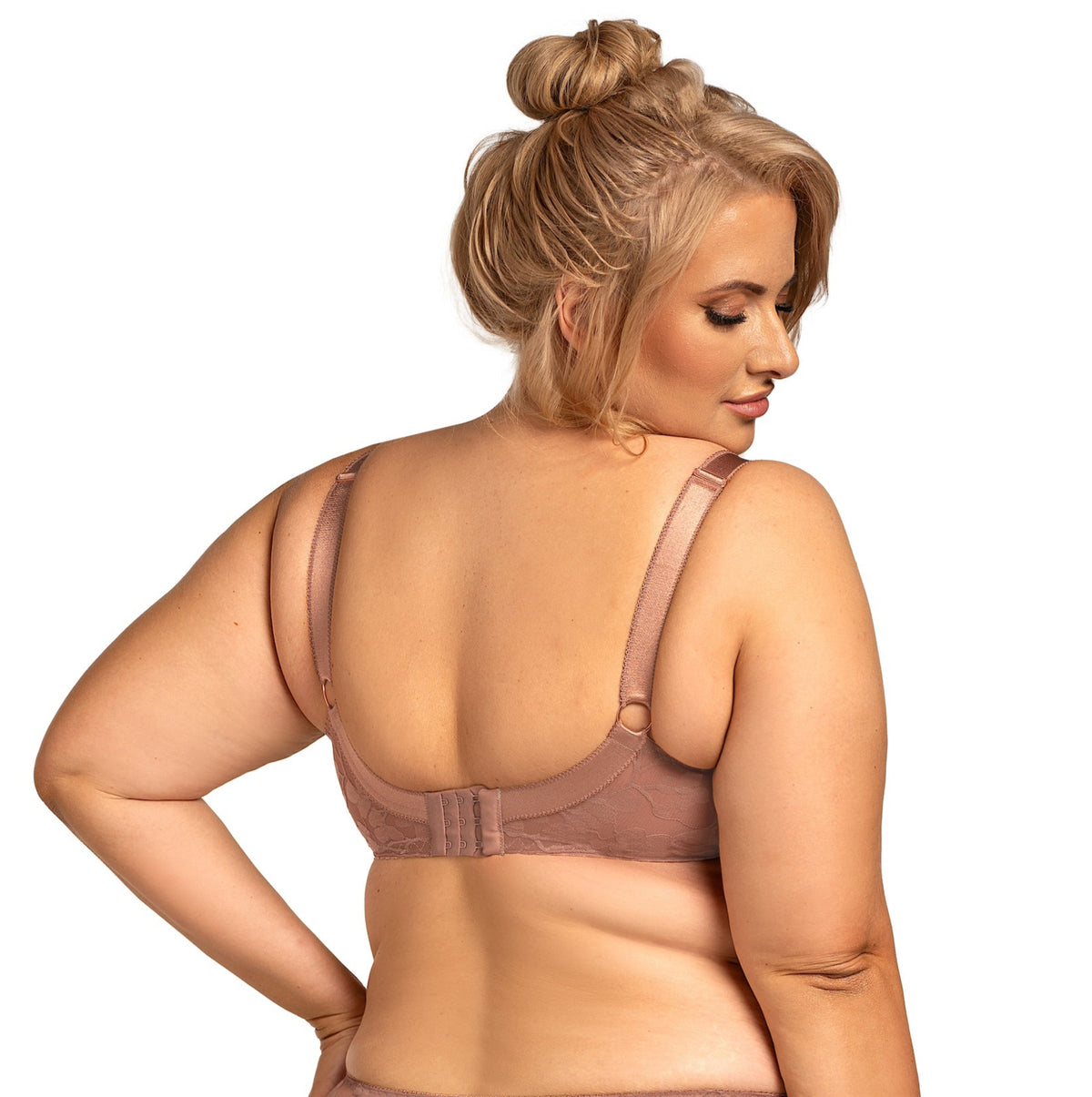 Nessa “Ana” Beige UW Full Cup Bra (J-LL)