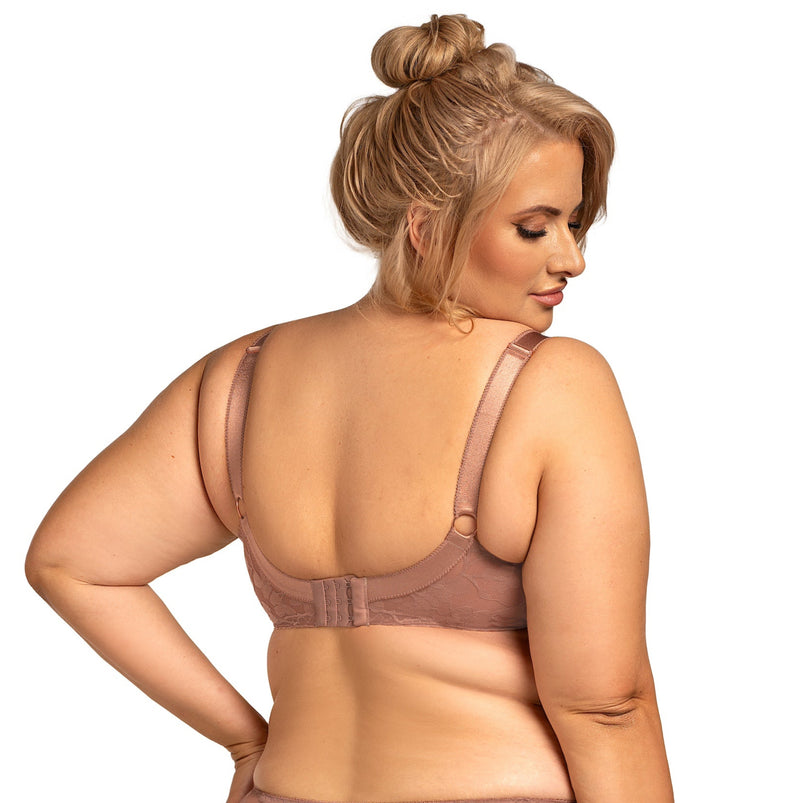 Nessa “Ana” Beige UW Full Cup Bra (J-LL)