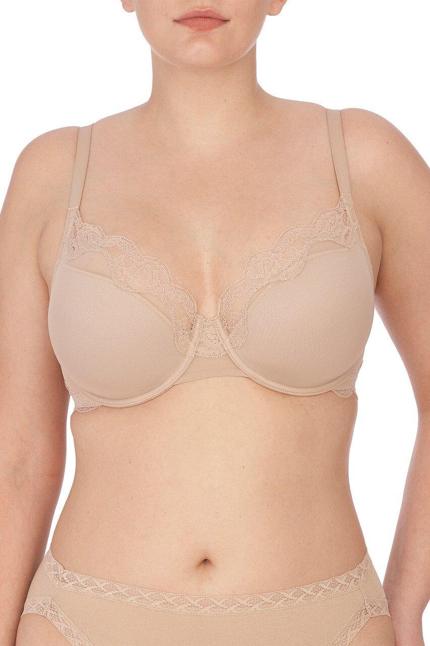 Natori "Elusive" Cafe UW Full Fit Bra (C-FF) - Lion's Lair Boutique - 32, 34, 36, 38, 40, 42, BST, C, continuity, D, DD, E, F, FF, lingerie, Natori, seamless - Natori