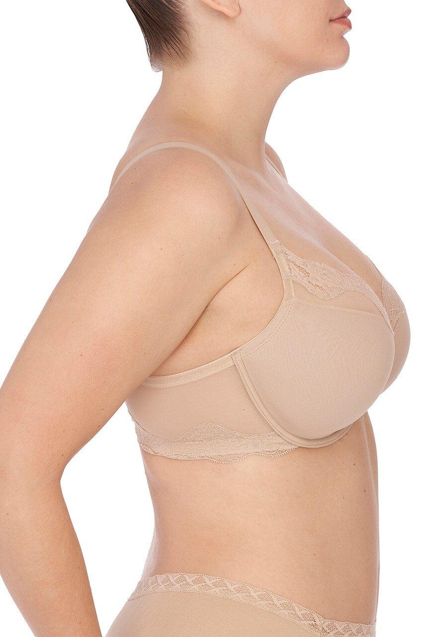 Natori "Elusive" Cafe UW Full Fit Bra (C-FF) - Lion's Lair Boutique - 32, 34, 36, 38, 40, 42, BST, C, continuity, D, DD, E, F, FF, lingerie, Natori, seamless - Natori