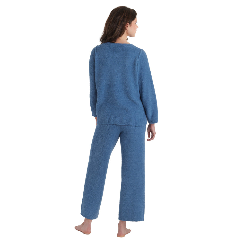 Softies Spring Lake Heather Marshmallow Crew Neck Lounge Set